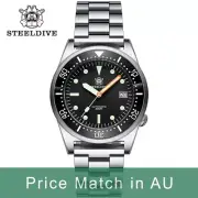 Steeldive SD1979, 50 Atmos, NH35, AR Sapphire, Lume, Diving, 3-Link Bracelet