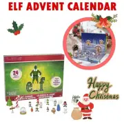 Jakks 2024 Buddy ELF Advent Calendar 24 Surprises Figures Will Ferrell 28 Pc NEW