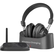 AVANTREE HT5009PLUS Wireless Headphones For TV With Charging Dock Boosted Volume 50H Playtime