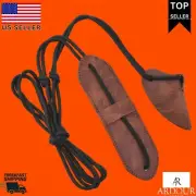 Leather Bow Stringer Archery Bowstring Recurve Longbow Replace Rope Tool