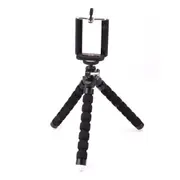 Holder Flexible Octopus Tripod Bracket Selfie Stand Mount Monopod Styling Accessories for Mobile Smartphone - Black