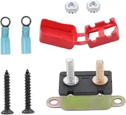 JECOMPRIS 1 Set 40a 12v Circuit Breaker Stainless Steel Automatic Vacuum Aluminum Alloy Vacuum Breaker Abs Rubber Copper Auto Reset Circuit Breaker