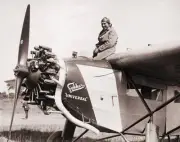 American Pioneer Aviator Bert Acosta c1920s 1 Aviation History Old Photo