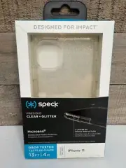 Speck Apple iPhone 11 Presidio Case - Clear (with Gold Glitter)