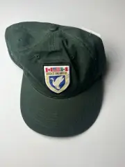 Green DUCKS UNLIMITED adjustable hat Patch with logo & flags OSFM by Outdoor Cap