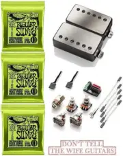 EMG F MF Marty Friedman Passive Brushed Chrome Floyd Spaced Short (3 ERNIE BALL)