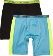 Calvin Klein 261091 Boys' Performance Boxer Brief Underwear 2 Pack Size XL