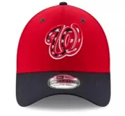 New Era 59Fifty Washington National Hat 7 1/4 Red White Blue Low Profile Cap MLB