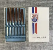 Vintage Regent Sheffield Set Of 6 Steak Knives
