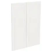 Kaboodle 900mm Gloss White Heritage Medium Pantry Doors - 2 Pack