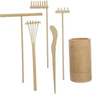 Totority Miniature Rake Set for Zen Garden Pc Garden Supplies Mini Rakes for Decoration