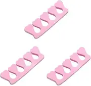 CRILSTYLEO 3sets Eva Foam Toe Separators Nail Art Manicure Kit Professional Tools 40pcs*3