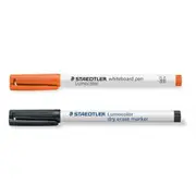 Staedtler Lumocolor 1mm Nib Whiteboard Marker 10pcs - Black