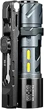 SK03 Pro EDC Rechargeable Flashlight with Magnetic Bracket, Side Light with 4 Colors Filters, 10 Modes, 1000 Lumens LED Mini Handheld Flashlights for Emergency, Home, Camping