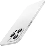 JETech Ultra Slim Case for iPhone 14 Pro Max 6.7-Inch, Camera Lens Full Protection, Lightweight Matte Finish PP Hard Minimalist Cover, Support Wireless Charging (White)