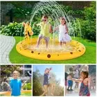 170CM Giraffes Inflatable Water Splash Spray Mat Kids Sprinkler Play Pad PoolToy