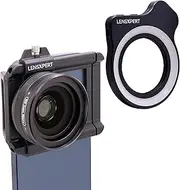 LensXpert Bundle Macro Lens 10X & 20X and Macro Photography Pocket Ring Light for Smartphones – Adjustable Focus & Ultra-Close-Up Photography for iPhone, Samsung, Android