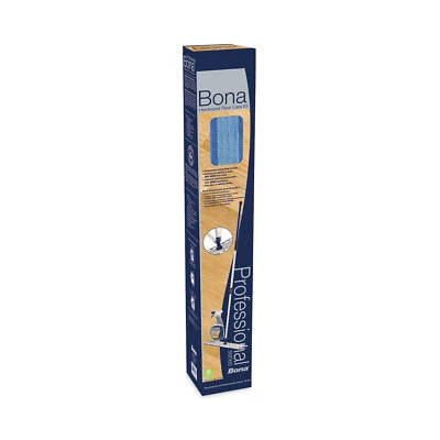 Bona Hardwood Floor Care Kit, 18" Head, 72" Handle, Blue