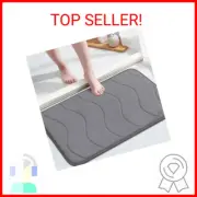 Flamingo P Memory Foam Bath Mat for Bathroom Non Slip Quick Dry Super Water Abso