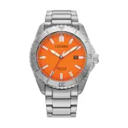 Citizen Brycen Super Titanium Sapphire AW1840-50X Orange Dial Men's Watch