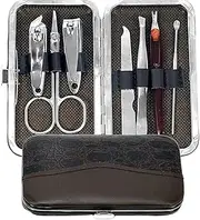 NOBILEA 7 in 1 Manicure set Professional Stainless Steel Nail Clipper Kit Finger Plier Nails art Pedicure Toe Nail Tools Set-Specially Design for Kids - Multicolor