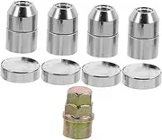 ETHZZLE Security Bolt Wheel Lock Nut 12mm x 1.5mm Anti-Theft Nuts Key for Car Refitting