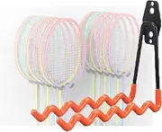 Tennis Racket Storage Rack,Tennis Racket Storage Rack, Wall Mount Tennis Racket Holder Hold 6 Racket,Heavy-Duty Table Tennis Racket Display Rack, for Badminton Rackets Table Tennis Rackets