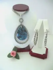 Brighton "MONTE CARLO GRACE" Convertible Necklace-Earring Set (MR$126) NWT/Pouch