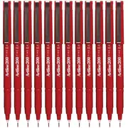 Artline Box 12 Bulk 200 Fineliner Felt Tip Pen 0.4mm (Red)