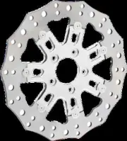 AN Floating Fr Brake Rotor 11.8in 7 Valve Chrome Dyna Super Glide Custom 06-11