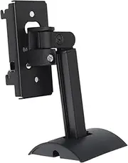 STARTIST Speaker Mount Bracket Wall Speaker Holder Strong Sturdy Adjustable Easy Assembly for Surround Speakers Home Theater Office, Black