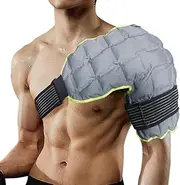 Shoulder Ice Pack Wrap, Reusable Gel Cold Pack for Shoulder Pain Relief, Injuries, Swelling, Bruises,Self-absorbing Water Heat And Cold Pack