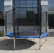 10ft Trampoline & Enclosure Set with Safety Net Ladder