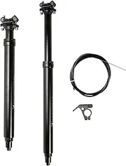 Dropper Post, Bike Seat Post, Suspension Seatpost with Remote Control 100 170mm for Mountain and Road Bikes