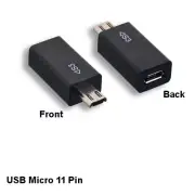USB Micro 5Pin to Micro 11 Pin Adapter for Samsung Galaxy Note 2 3 S3 S4 S5