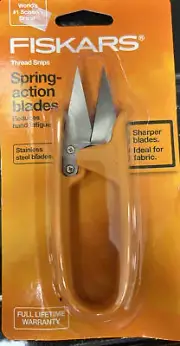 Fiskars Premier Spring Action Thread Snips Scissors (140160)