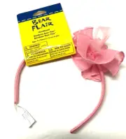 Build A Bear Pink Satin Rose Headband Accessory NEW