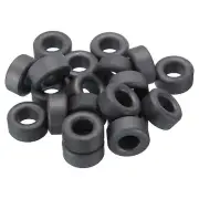 20Pcs Ferrite Toroid Core, Toroid Core 0.8"ODx0.4"IDx0.4"H Ferrite Rings, Black