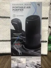 SHARPER IMAGE Portable Air Purifier with True HEPA Air Filter