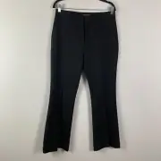 Banana Republic Sculpted Bootcut Pant Womens 8P Black Stretch