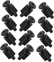 DOITOOL 12pcs Head Motherboard Mounting Screws Kit Durable Computer Screws for Strong and Crack Resistant Easy Installation Enhances Aesthetics