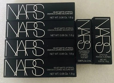 NARS POWERMATTE LIP PIGMENT, Starwomen,Tolede Lipstick,Lip Crayon Dolce Lot Of 6