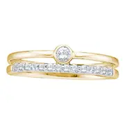 1/5CTW-Diamond RD-CENTER BRIDAL SET