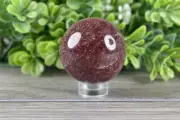 Sphere Red Aventurine Strawberry Quartz Cherry Tanzberry 3.5 cm # 18402