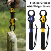 Fish Lip Grabber Portable Fishing Gripper with Weight Scale&Ruler Fishing G2B6