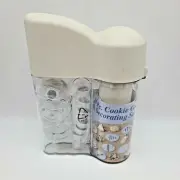 Kitchen Collection 20 Pc Cookie Press Gun & Decorating Set 6 Decor.Tips Storage