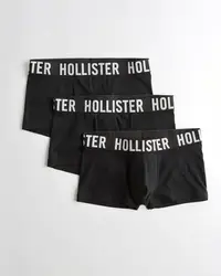 在飛比找Yahoo!奇摩拍賣優惠-?? Hollister X3件組 黑色 四角內褲 男生 (