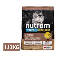 在飛比找蝦皮購物優惠-【Nutram 紐頓】T22 無穀挑嘴全齡貓火雞+雞肉 1.