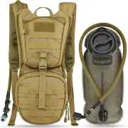 New Tactical Molle Hydration Pack Backpack with 3L TPU Water Bladder, Militar...