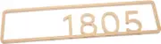 SEWOART Easy Install Adhesive Address Numbers for House Apartment Hotel (set of 3)